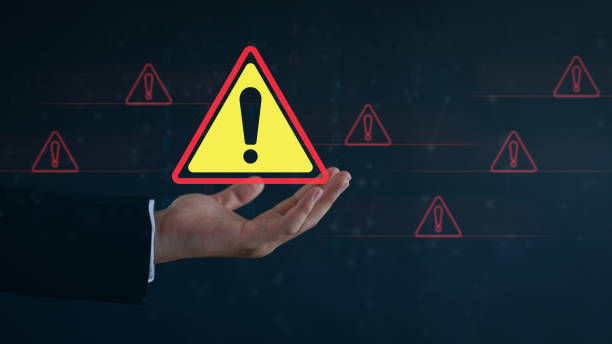 istock Malicious software, virus and cybercrime, System warning hacked alert,  cyberattack on online network, data breach, risk of website. compromised information concept. 2158602420