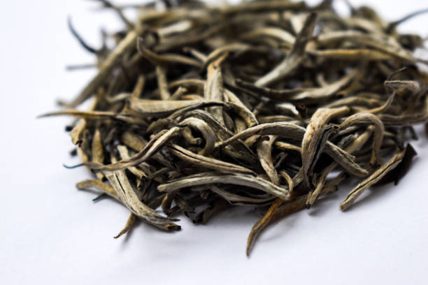istock Loose Tea Leaves Isolated White 2158602724