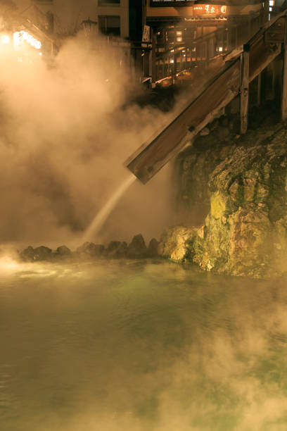 istock Kusatsu Onsen, Yubatake, fountainhead (Gunma, Japan) 2158608532