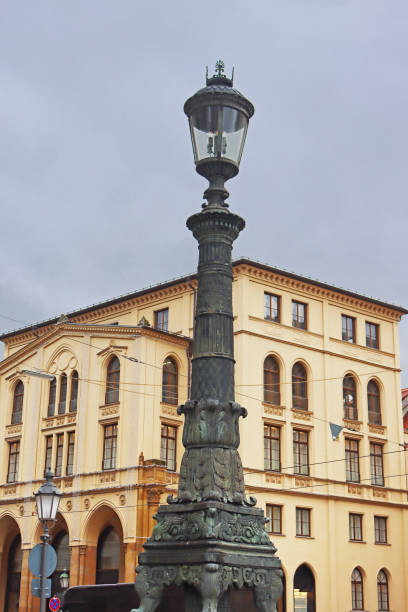 istock Lantern on Maximilianstrasse, Munich, Germany 2158612460