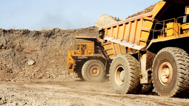 istock Trucks working busy in the field 2158617625