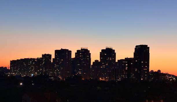 istock Midsummer view of the city 2158621378