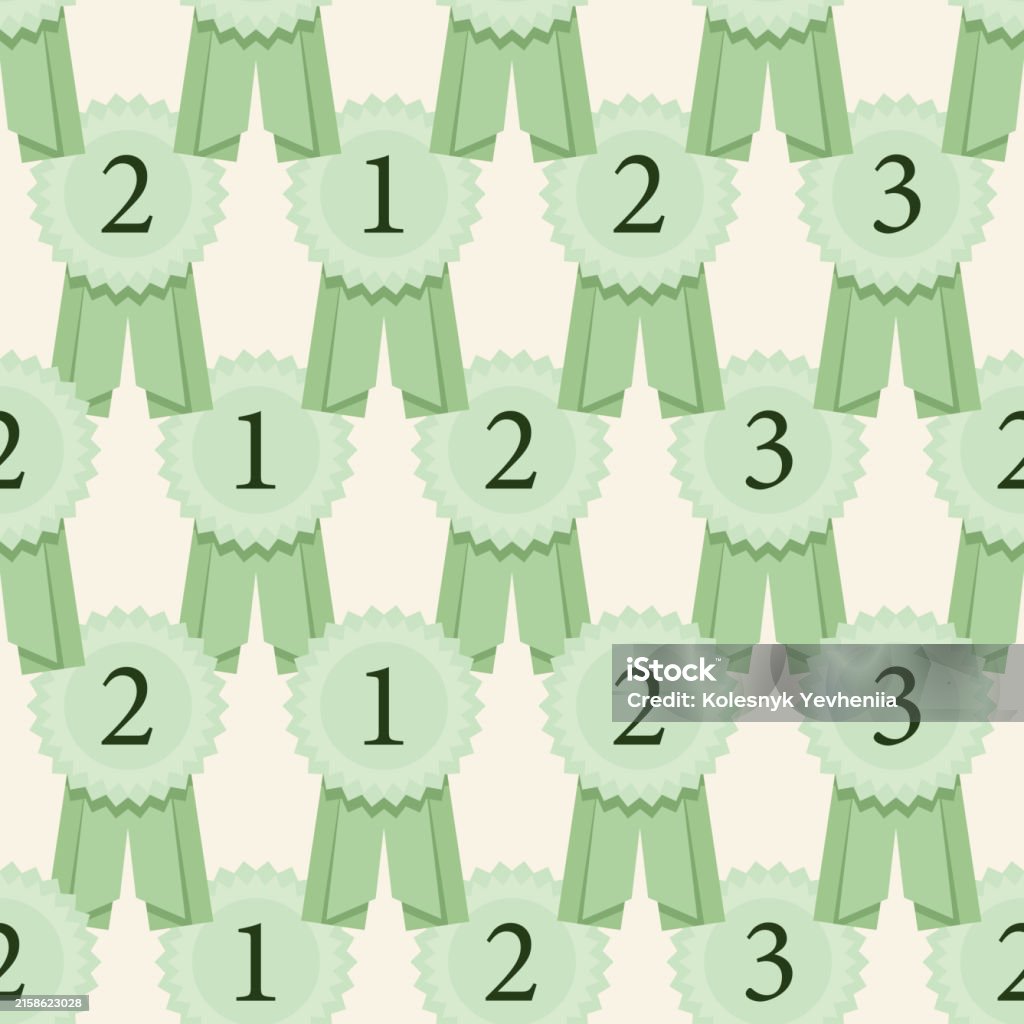 Awarded Pattern Award Pattern Stock Illustration - Download Image Now - Abstract ...