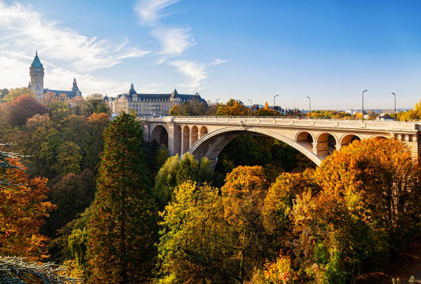 Luxembourg old town view
