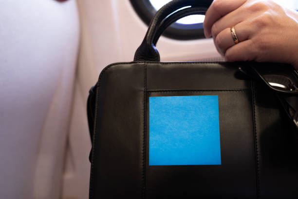 Blue sticker in your everyday life