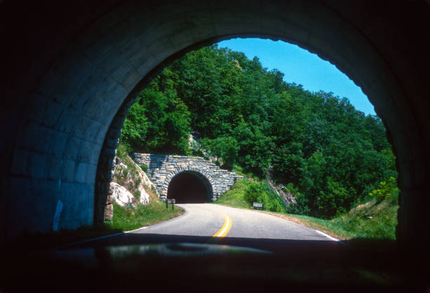 Great Smoky Mountains NP - Tunnels on Park Road - 1976