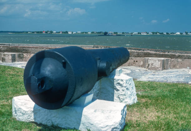 istock Charleston SC - Fort Sumter Cannon - 1976 2158638006
