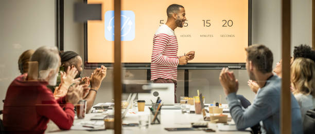 istock Diverse Business Leader Conducting a Meeting 2158643875