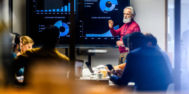 istock Senior Executive Leads Corporate Strategy Discussion 2158643919