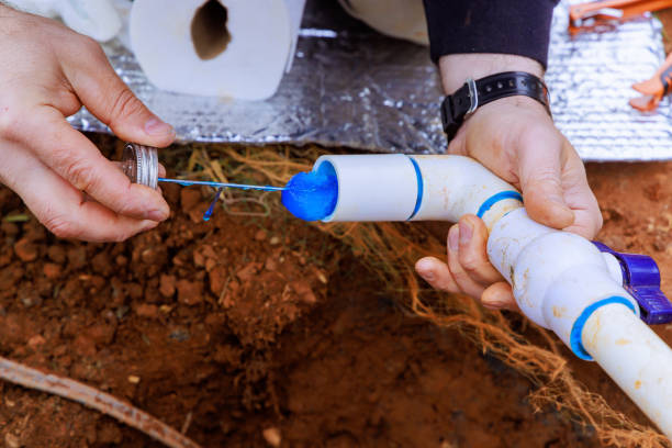 istock House is being connected to a water supply well system pump 2158644775