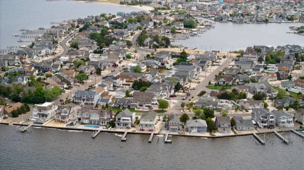 istock Island community on Barnegat Bay 2158646266