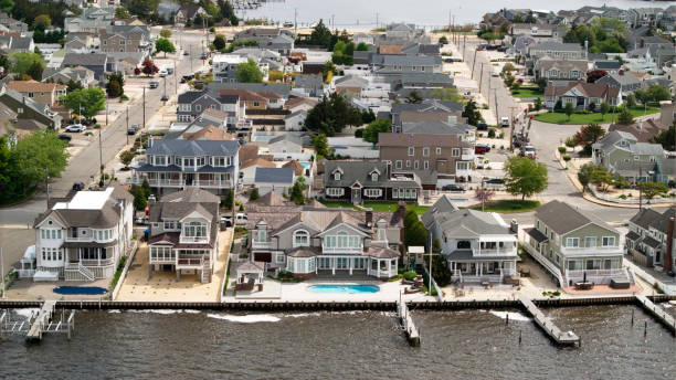 istock Island community on the bay 2158646276