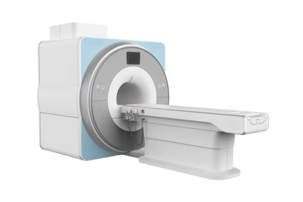 istock MRI Scanner - Magnetic resonance imaging machine isolated on white background 2158646693