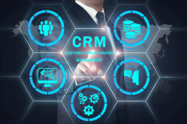 istock Businessman and Customer Relationship Management concept 2158649076