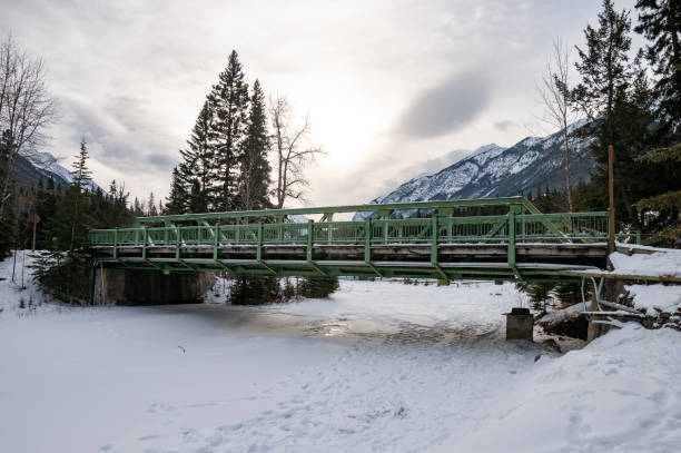 istock Snowy Winter Landscape in Banff, Canada 2158652168