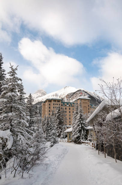 istock Snowy Winter Landscape in Banff, Canada 2158652201