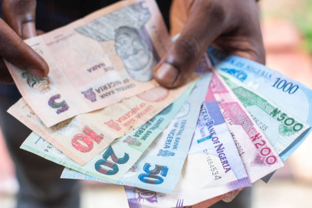 istock Nigerian Bank notes Paper money 2158658580