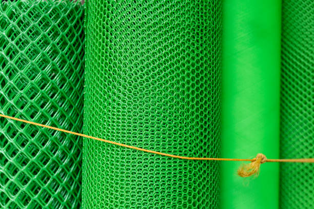 Waterproofing membrane rolls wrapped in plastic for roofing works