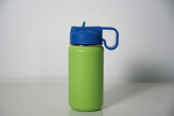 istock Insulated bottle with straw lid 2158674066