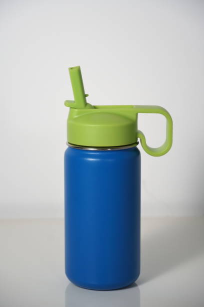istock Insulated bottle with straw lid 2158674079