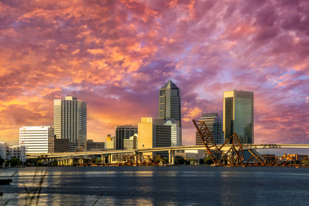 istock Dramatic View of the Jacksonville Skyline 2158675848