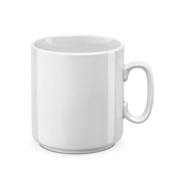 istock White clean porcelain tea cup with space for your design isolated on white. 2158679515
