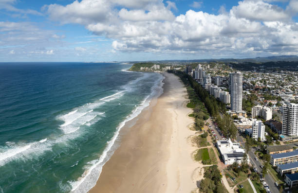 istock Gold Coast Beach and skyscrapers aerial view 2158680270