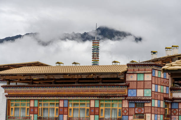 The scenery of Toling Monastery in Zanda County, Ngari Prefecture, China