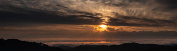 istock The sun rising from the Southern Alps 2158706075