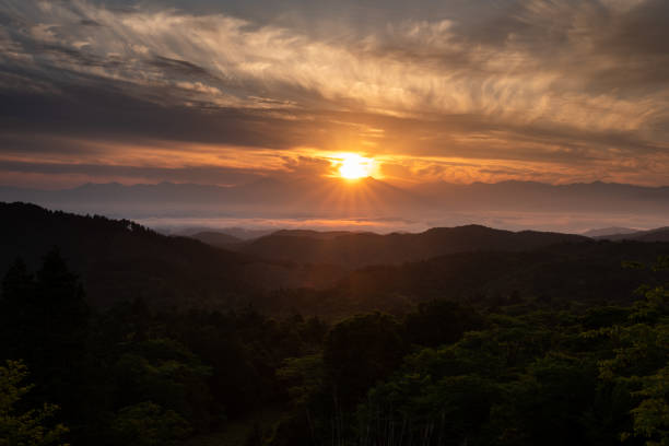 istock The sun rising from the Southern Alps 2158706099
