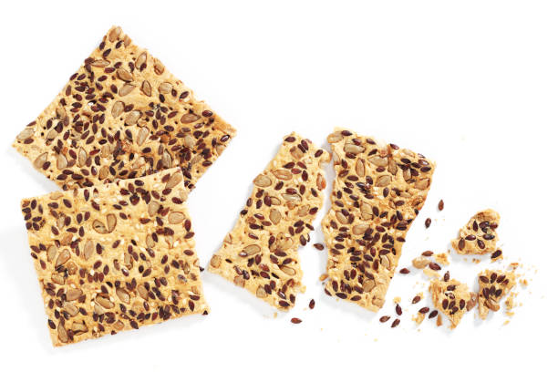 istock Cookies with sesame, sunflower and flax seeds 2158710815