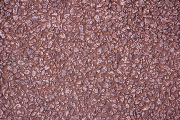 texture of cement floor and small stones