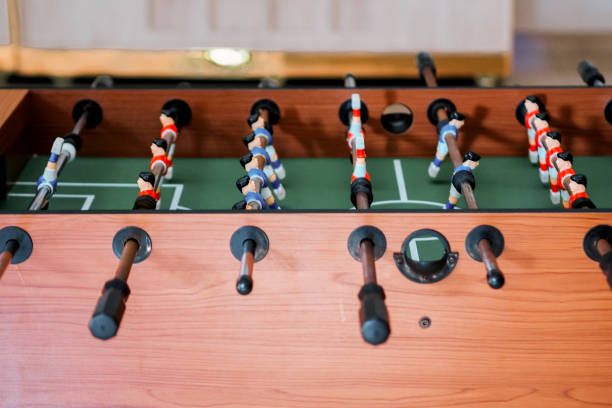 istock Foosball game, red and blue player - Sport leisure theme 2158715333