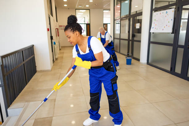 istock Janitors cleaning the school floor 2158718756