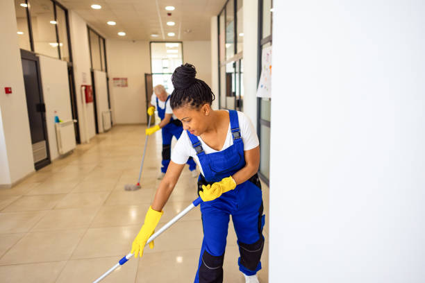 istock Janitors cleaning the school floor 2158719418