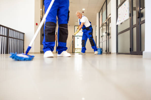 istock Janitors cleaning the school floor 2158719649