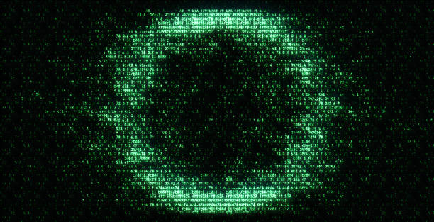 istock 4K Beautiful background with Retro CCTV or VHS pixelate noise effect. Abstract blurred grainy gradient banner background texture. Digital monitor grain soft noise effect Nostalgia, vintage, retro 2158723633