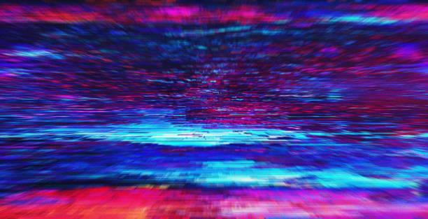 istock 4K Beautiful color gradient background with noise. Abstract pastel holographic blurred grainy gradient banner background texture Colorful digital grain soft noise effect Nostalgia, vintage, retro 2158723851