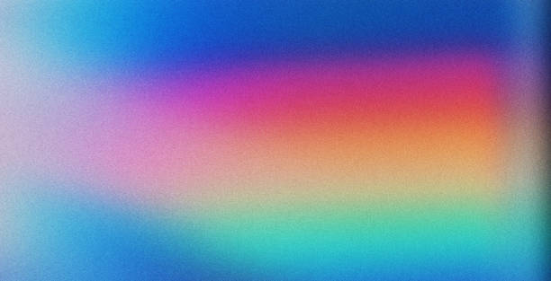 istock 4K Beautiful color gradient background with noise. Abstract pastel holographic blurred grainy gradient banner background texture Colorful digital grain soft noise effect Nostalgia, vintage, retro 2158724046