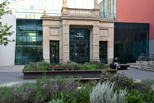 Frankfurt am Main, Germany. July 6, 2023. Low angle view of the facade of Frankfurt South Train Station