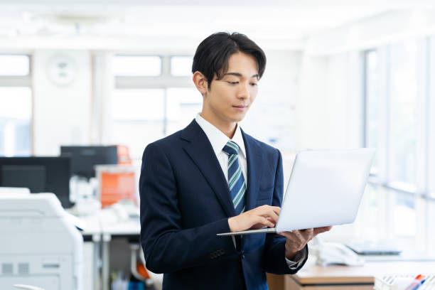 istock businessman working in the office 2158731457