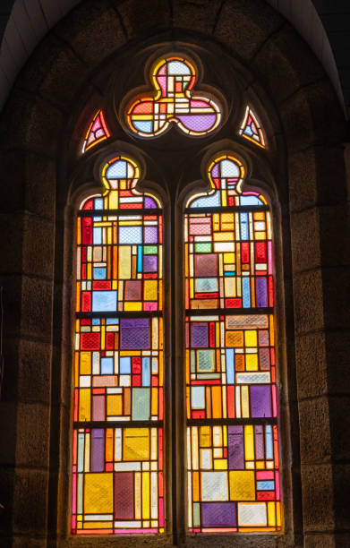 istock Church Window in Pont Aven, Brittany 2158744882
