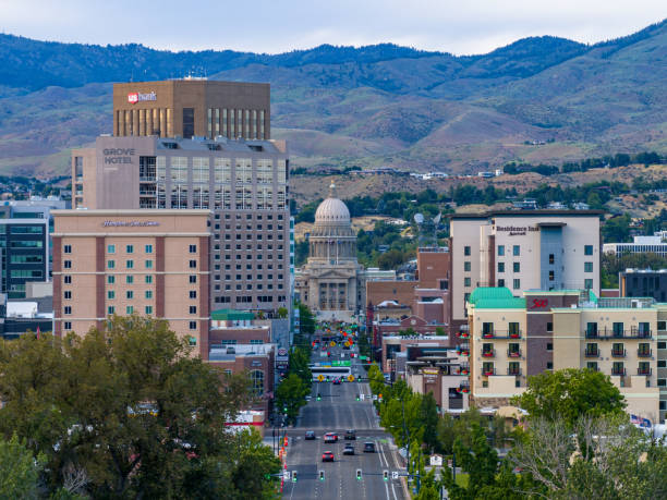 istock Downtown Boise, Idaho and State Capitol Building 2158748592