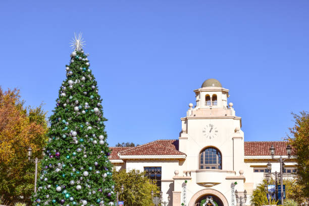 December 6, 2023.  Temecula, California. Old Town Temecula combines the history of the 1800’s with a modern flare. This area offers antique shopping, old fashioned theaters, dining and history. Located in wine country, this quaint little town is a great stop for anyone visiting Southern, California. Christmas decorations enhance the beauty of the area.