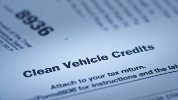 istock IRS Form 8936 - EV Tax Credit 2158756049