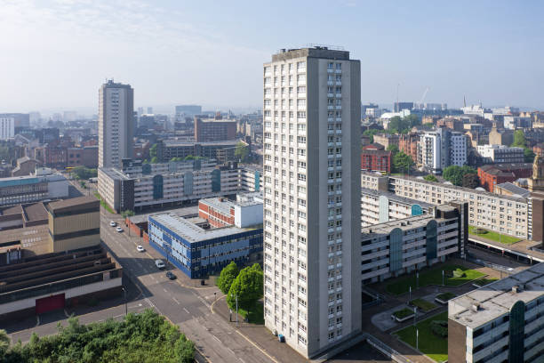 istock High rise council flats in Glasgow city 2158756817