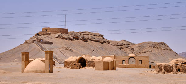 istock A dakhma, also known as a Tower of Silence, Yazd, iran 2158758307