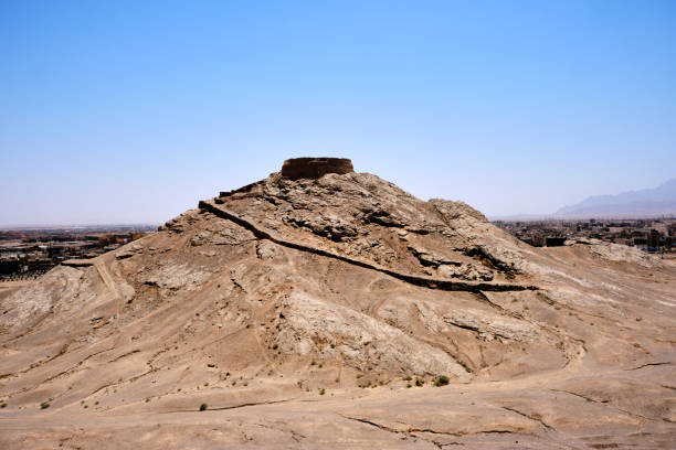 A dakhma, also known as a Tower of Silence, Yazd, iran