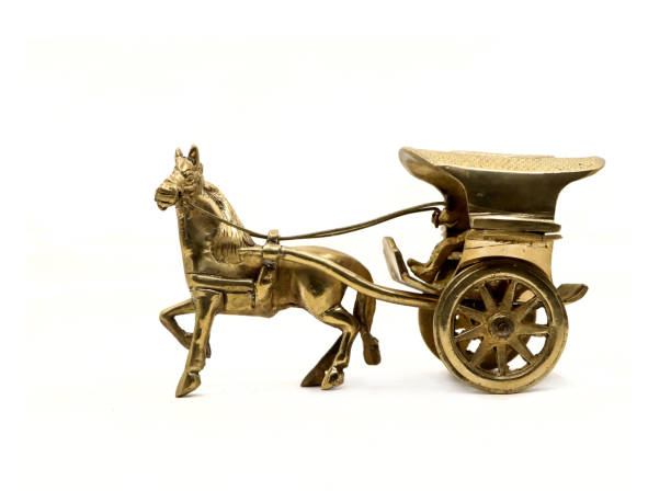 istock antique model of a horse-drawn carriage 2158772315