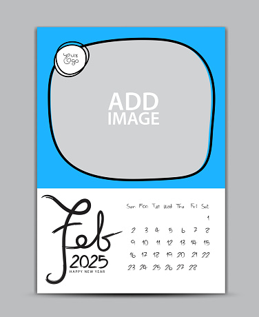 Desain Kalender 2025 Tahun Februari 2025 Kalender Dinding 2025 Tahun Kalender Huruf Template Desain Kalender 2025 Tahun Februari 2025 Kalender Dinding 2025 Tahun Kalender Huruf Template